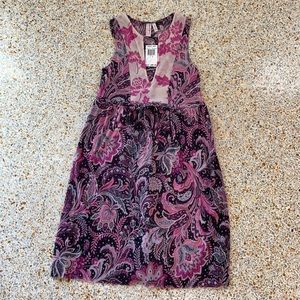 SWEET PEA paisley pink / violet dress S